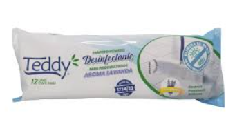 trapero con Ojal Húmedo Teddy desinfectante