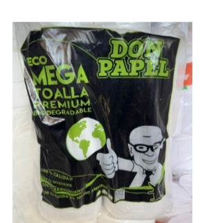 Toalla de papel Don Papel Megarollo 100m x 4 unidades