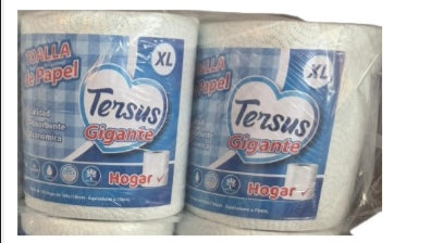 Toalla de papel Tersus XL 80m x 6 unidades